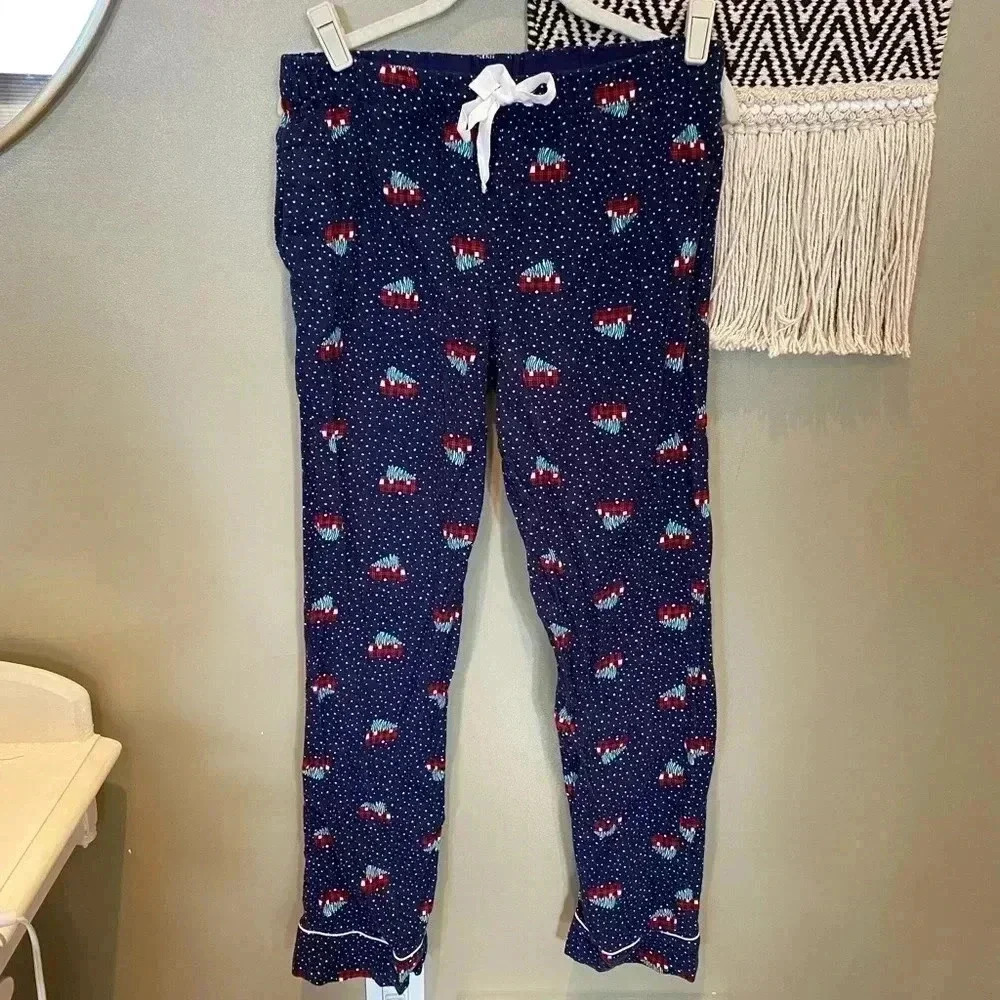LANDS END CHRISTMAS PAJAMA BOTTOMS